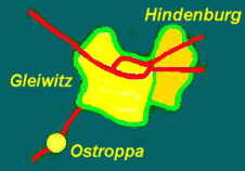 Karte von Ostroppa